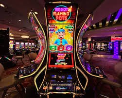 Ilustrasi permainan slot online di mpo555 dengan grafis modern dan fitur bonus